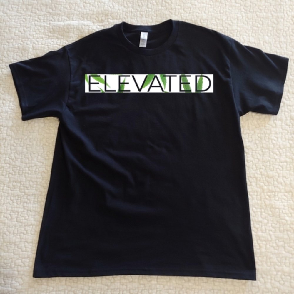 NWT ELEVATED Graphic Tee, Various Sizes, Black, Short Sleeved